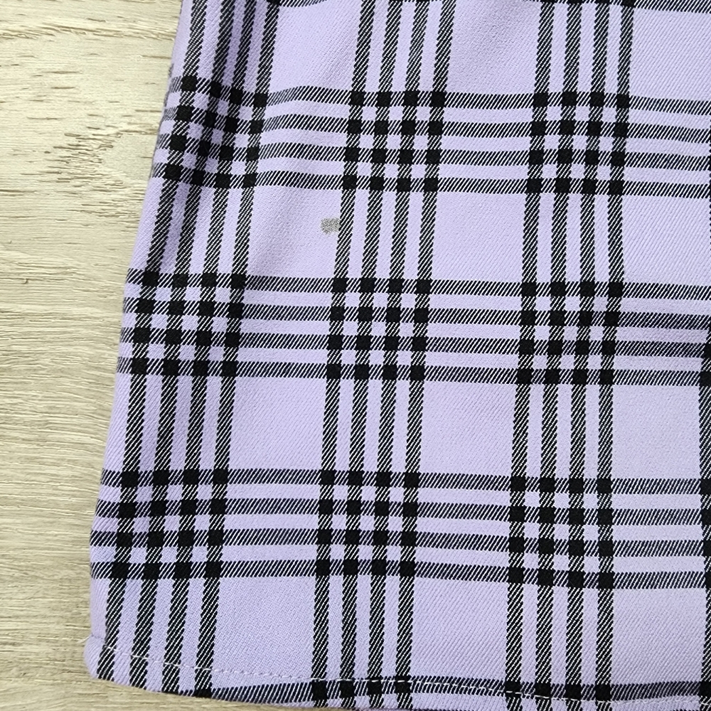 EMPYRE Purple Black Plaid Dress Small - Picture 16 of 16